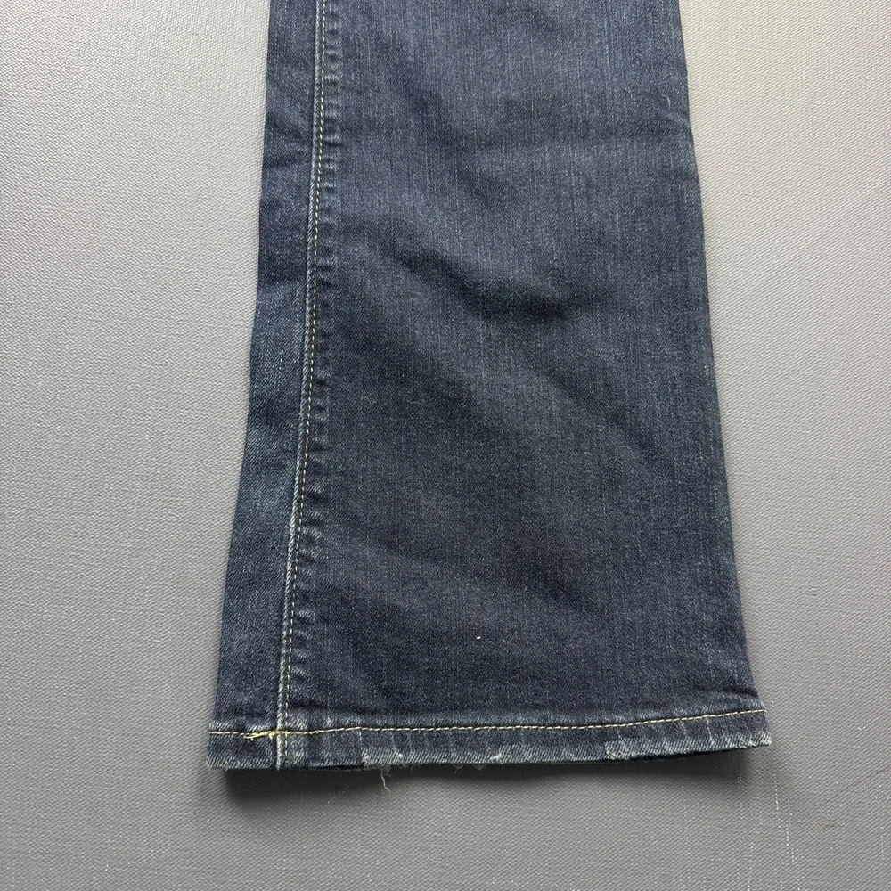 Michael Kors Jeans Women's 4 Bootcut Blue Faded Denim Dark Wash Classic - Picture 5 of 16